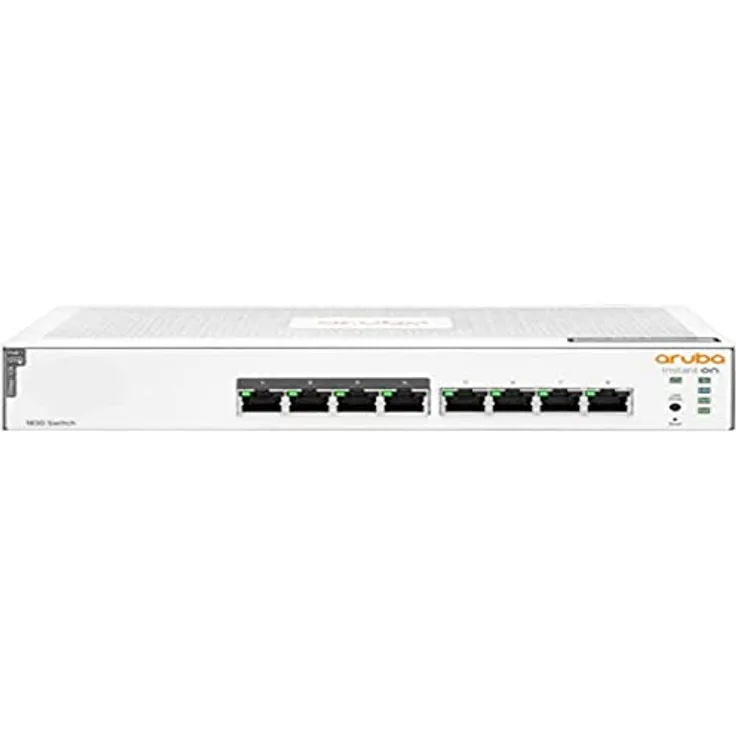 HP Inc. Aruba Instant On 1830 Desktop Gigabit Smart Switch 8X RJ-45 65W PoE - JL811A