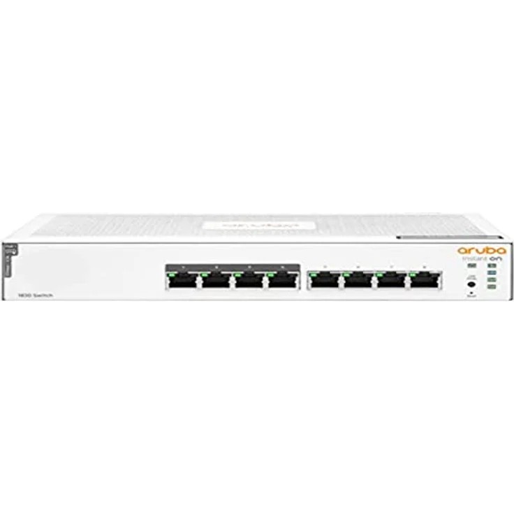 HP Inc. Aruba Instant On 1830 Desktop Gigabit Smart Switch 8X RJ-45 65W PoE - JL811A