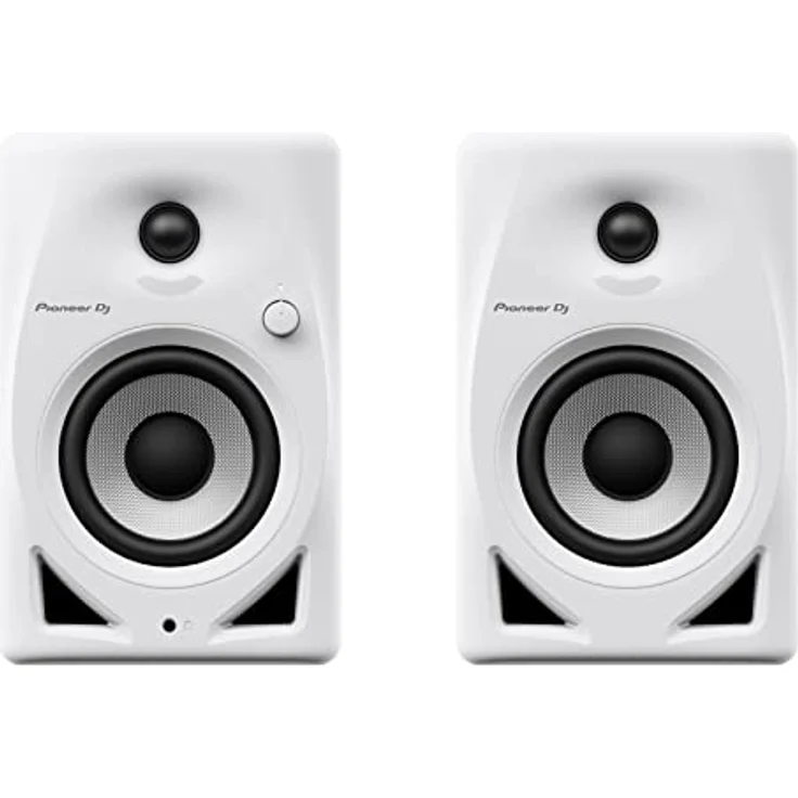 Pioneer DM-40D, 2-Wege PC-Lautsprecher mit 38 W, weiß, Class-D-Verstärker und druckvollem Bassklang – Bild 1