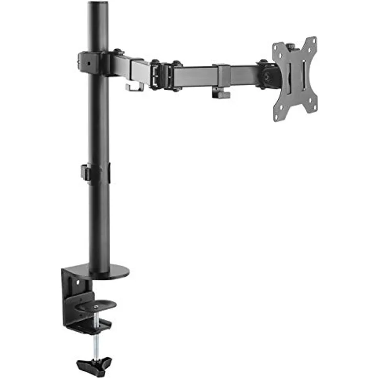 RICOO Monitor Halterung Tisch, VESA Tischhalterung für 13-30 Zoll, Monitorhalterung 1 Monitor Arm TS2711, Bildschirmhalterung Neigbar Schwenkbar Monitorarm Bildschirm Halterung Halter Monitorhalter – Bild 1