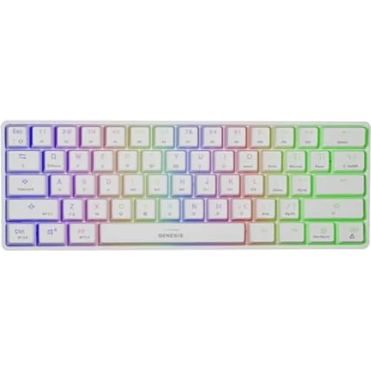 Genesis TECLADO Gaming (Ingles) Thor 660 RGB Weiß mit LED – Bild 1