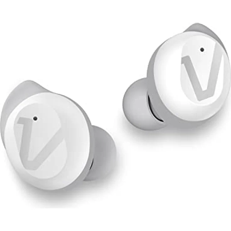Veho RHOX, Kabellose In-Ear Kopfhörer mit Soft-Touch-Bedienelementen, IPX5 wasserresistent, Weiß – Bild 2