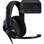 EPOS H6Pro + GSX 300 Bundle - Für PC, Mac,Gaming Dac/Externe USB-Soundkarte mit 7.1 Surround Sound, hochauflösende Audio EQ Voreinstellungen für Gaming, Filme und Musik – Gaming Soundkarte, Schwarz