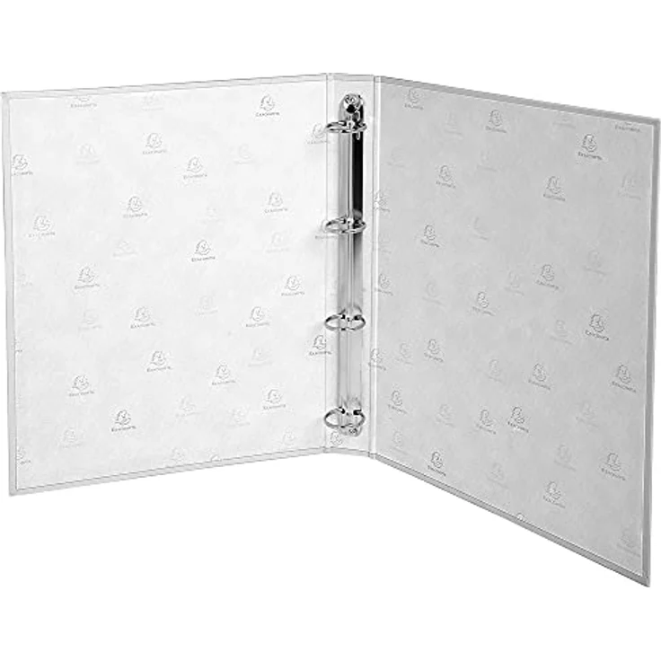 EXACOMPTA Präsentationsordner, Ringbücher aus PP, DIN A4, 4-Ringmechanik, 30 mm, weiß – Bild 6