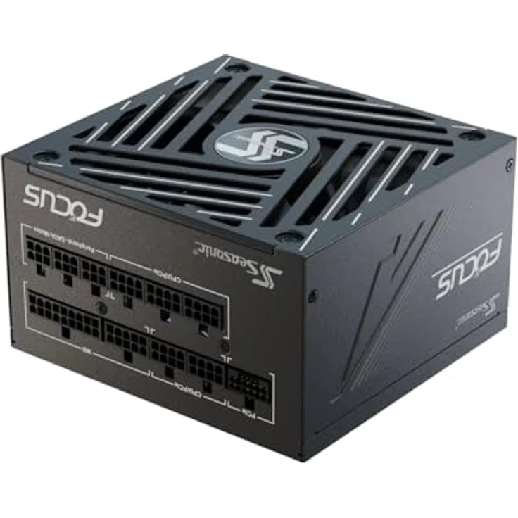 Seasonic Focus GX 80 PLUS Gold Netzteil, modular - 850 Watt, schwarz, Effizientes ATX-3.1-Netzteil, unterstützt PCIe 5.1, 135-mm-Lüfter mit Fluid-Dynamisches Lager, OptiSink-Design – Bild 2