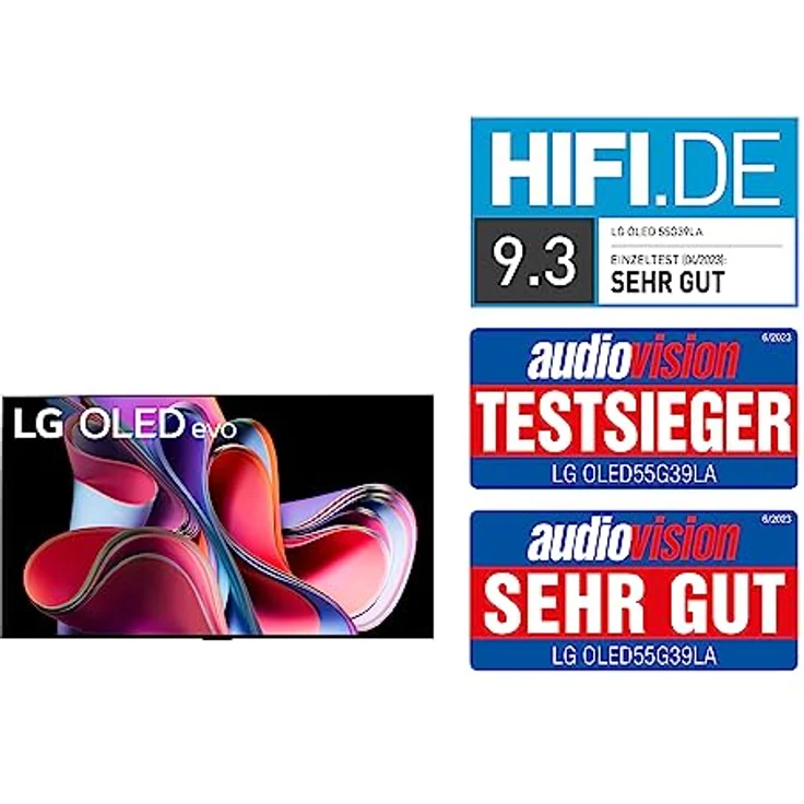 LG OLED55G39LA TV 139 cm (55 Zoll) OLED evo Fernseher (Gallery Design, Brightness Booster Max, 120 Hz) [Modelljahr 2023] – Bild 2