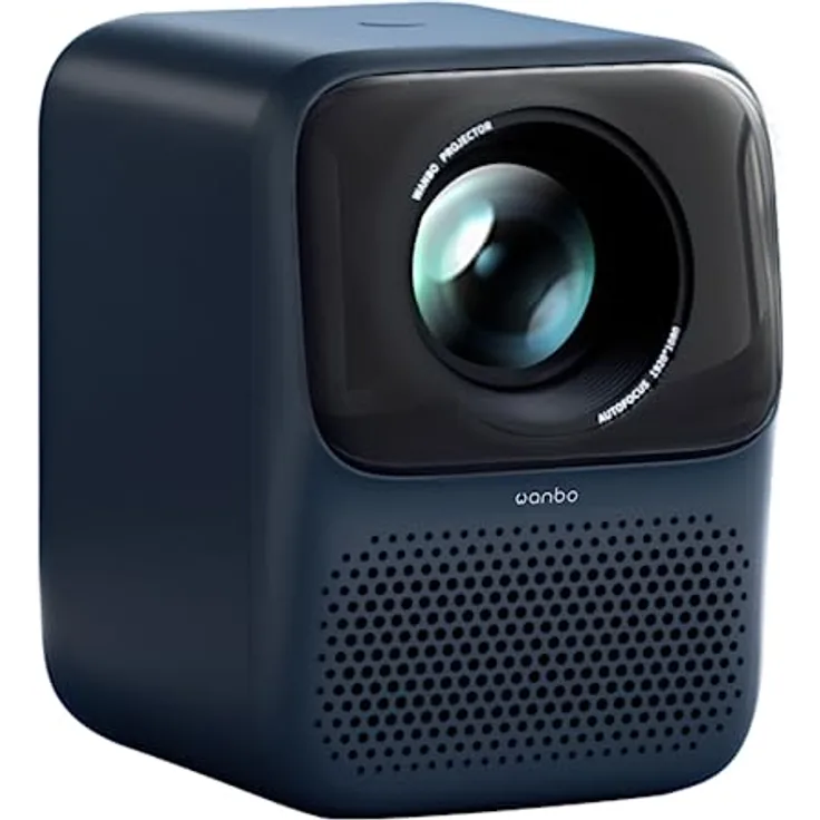 WANBO T2 MAX Business-Beamer, 450 ANSI lumens, 1920 x 1080 Pixels, Blau - Preisvergleich