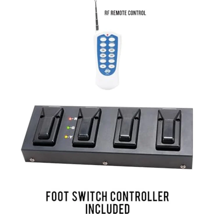 Eliminator Dotz Tpar Sys Plus, PAR-Wash-System mit 4 x 30-Watt COB TRI LED, RGB, DMX-512-Steuerung, 15 Programme, elektronische Dimmung bis 100% – Bild 5