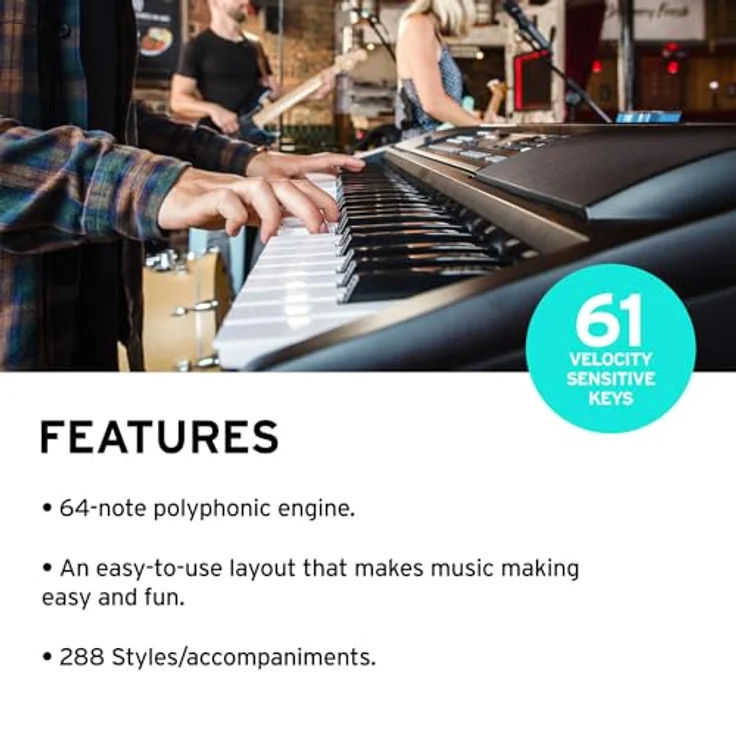 Korg EK-50 L, Home-Keyboard mit 790 Klangfarben, 290 Begleit-Styles und integriertem Effektprozessor – Bild 6