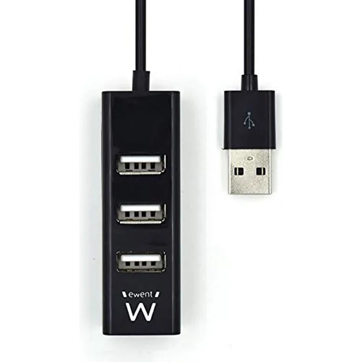 Ewent EW1123 USB2.0 4 Anschlüsse, schwarz – Bild 5