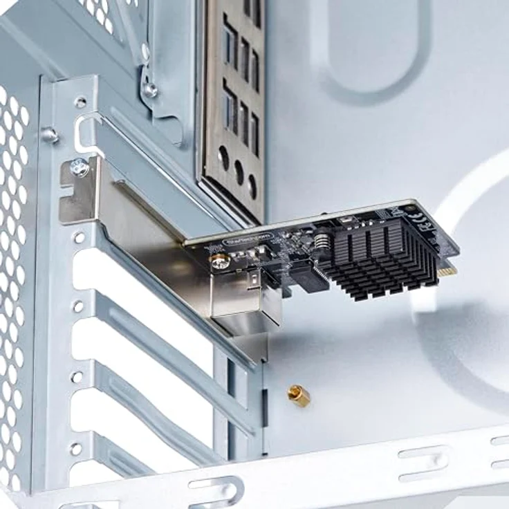 StarTech 1-Port Netzwerkkarte Taa. Nms In Ctlr (Mini PCI Express), max. 5000 Mbit/s, Schwarz – Bild 7