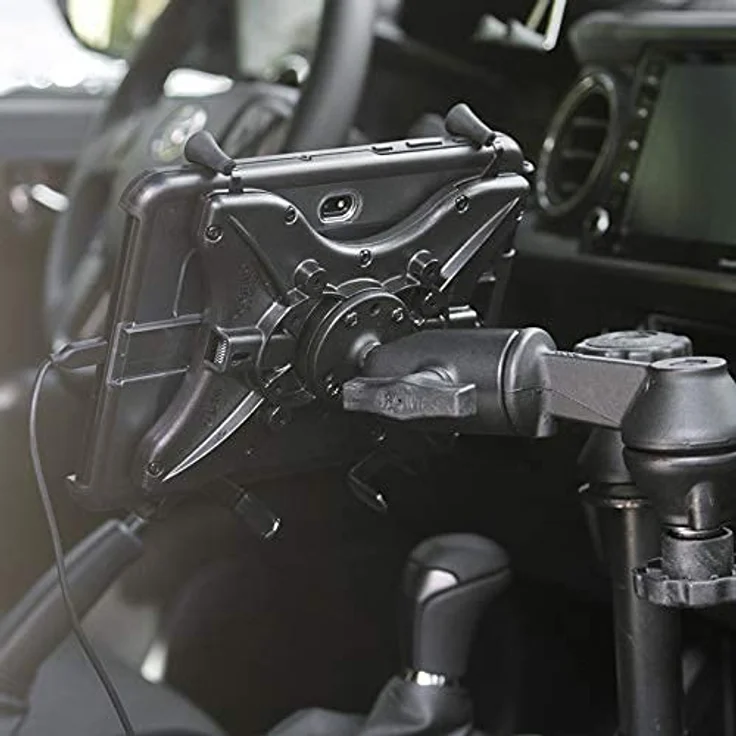 RAM Mounts X-Grip Universal-Halterung für 22,9 cm - 25,4 cm Tablets, kompatibel mit RAM B 2,5 cm und C 3,8 cm (1,5 Zoll) großen runden Kugelsockeln  – Bild 6