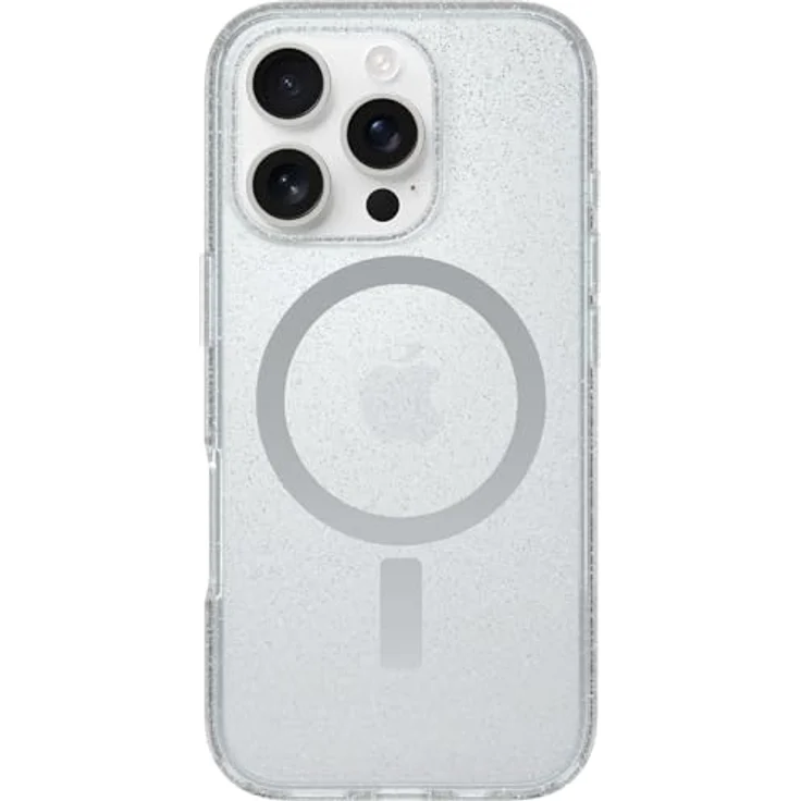 OtterBox Symmetry Series Clear MagSafe transparente Hülle für iPhone 16 Pro, stoßfest, sturzsicher, schützende Hülle, 3X getestet nach Militärstandard, Stardust – Bild 2
