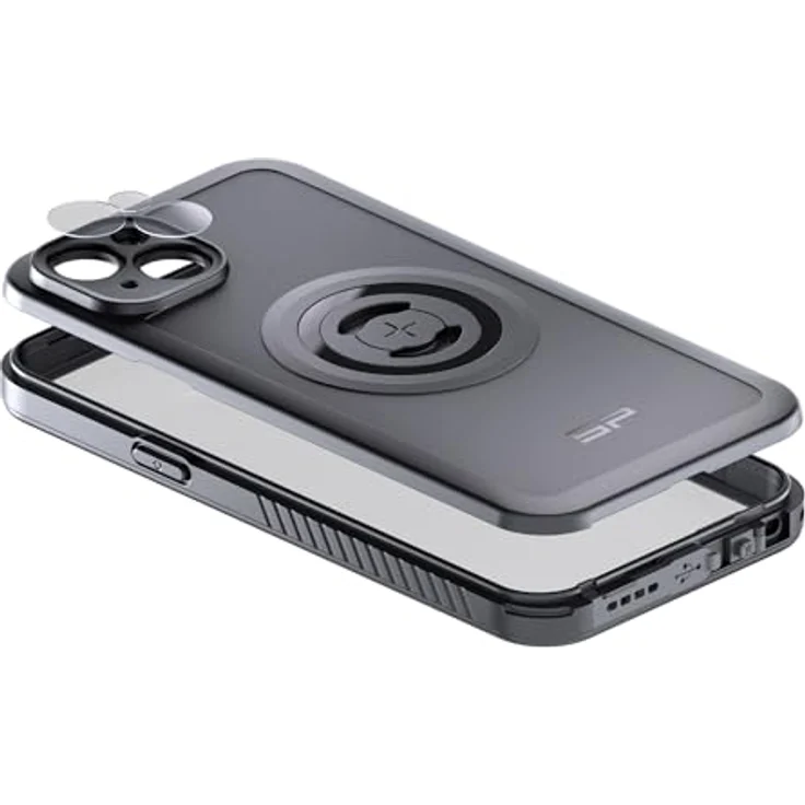 SP CONNECT Phone Case Xtreme kompatibel mit iPhone 15 Plus, Militärstandards zertifiziert, blitzschnelle magnetische Befestigung, kabelloses Aufladen, MagSafe kompatibel, robust und wasserdicht – Bild 5