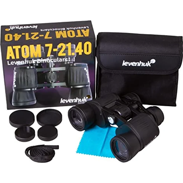 Levenhuk Atom 7-21x40 Universal-Zoom-Fernglas mit Variabler Vergrößerung und Objektiven mit Hoher Apertur – Bild 2
