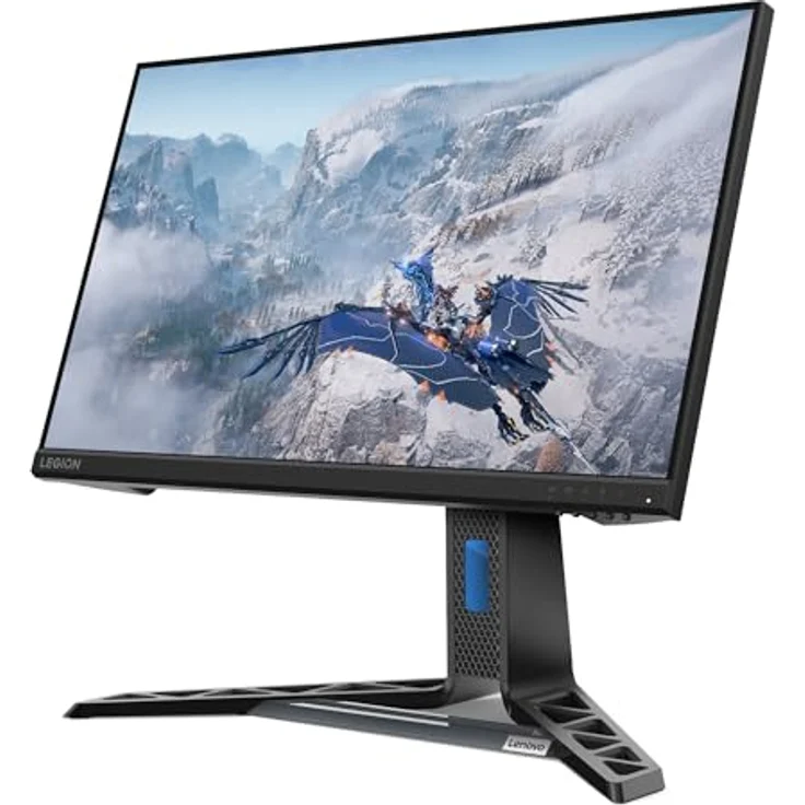 Lenovo Legion R24e Gaming-Monitor 23,8 Zoll (63,8 cm) (FHD, IPS, 180 Hz, 0,5 ms, HDMI+DP, AMD FreeSync) Neigungsverstellung in Schwarz – Bild 3