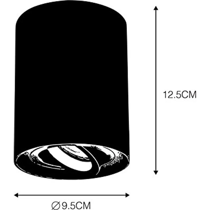 Qazqa Modern Spot I Deckenspot Gold Messing dreh- und neigbar - Rondoo up LED – Bild 4