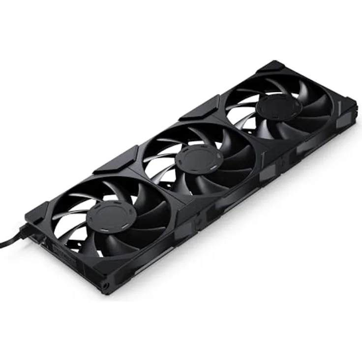 Phanteks M25 PC Lüfter 120mm 3er-Pack Schwarz | PWM - bis 2.000 U/min - hoher Airflow - Vibrationsarm - Leise