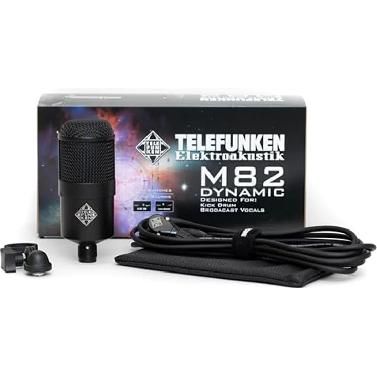 Telefunken M82, Endadressmikrofon mit dynamischer Membran und EQ-Schaltern für Kick-Drums und Gesang – Bild 5