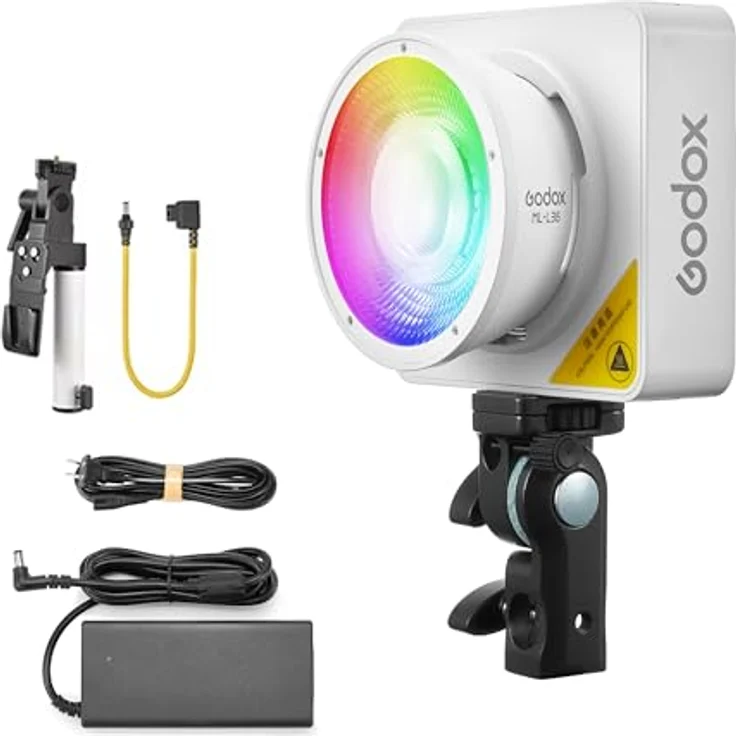 Godox ML100R 100W RGB LED Videoleuchte mit vollem Farbspektrum und Fernbedienung, Bowens Mount kompatibel – Bild 1