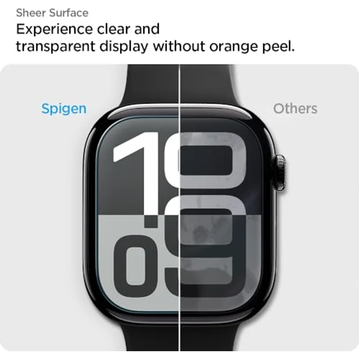 Spigen Eliteshield EZ Fit 2 Pack, Bildschirmschutzfolie für Apple Watch 11/10, transparent, 46mm – Bild 6