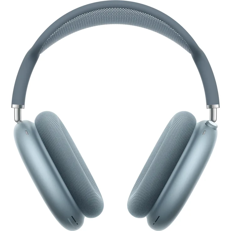 Apple AirPods Max (2024), Apple Siri, Space Grau Over-Ear-Kopfhörer mit Bluetooth, Mikrofon, Noise Cancelling, geeignet für iPhone, blau