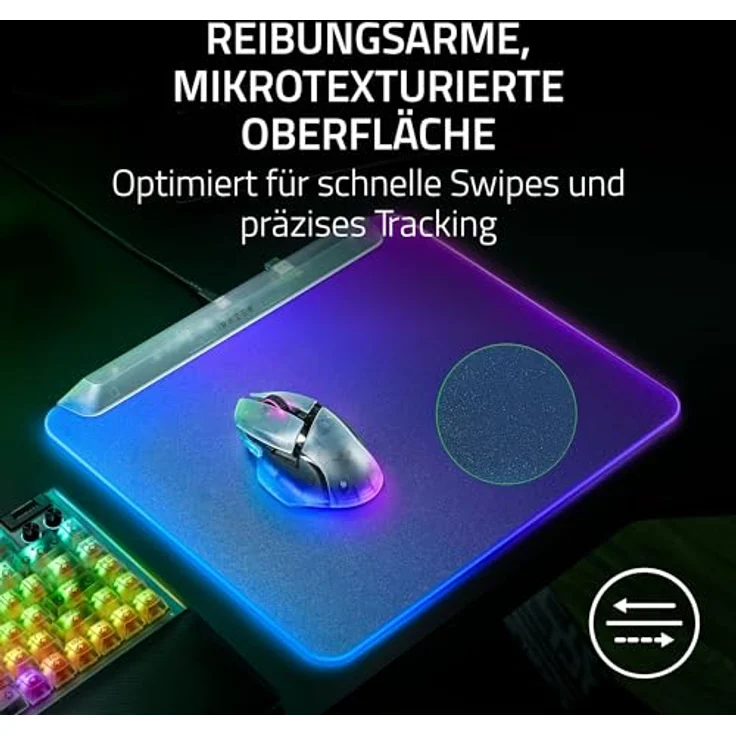 Razer Firefly V2 Pro (M), RGB Mausmatte mit individuell einstellbarer Beleuchtung, Weiss – Bild 6