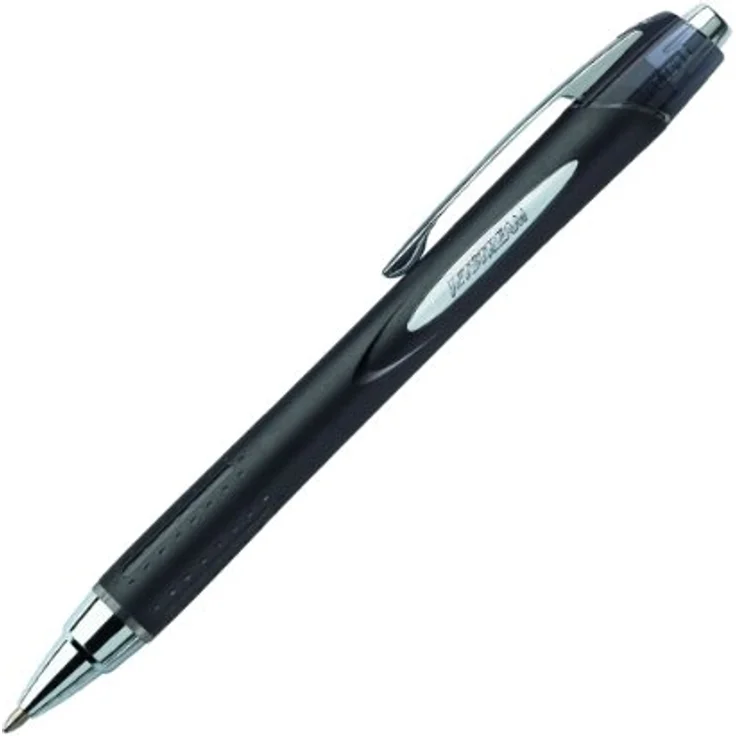 uni-ball Tintenroller JETSTREAM RT, Gehäuse schwarz, 0,5mm, Schreibfarbe schwarz – Bild 1