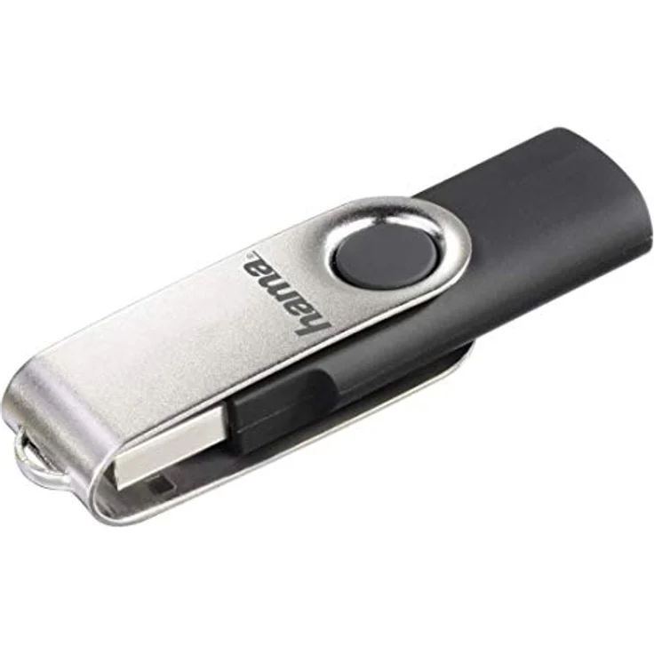Hama 16GB USB-Stick USB 2.0 Datenstick (10 MB-s Datentransfer, mit Öse zur Befestigung am Schlüsselring, Speicherstick, Memory Stick aus Metall, geeignet für Windows-MacBook) silber – Bild 4