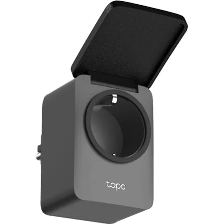 TP-Link Tapo P410M, Smart Outdoor WiFi-Steckdose mit IP54 Schutz, Energieverbrauchsüberwachung und Sprachsteuerung