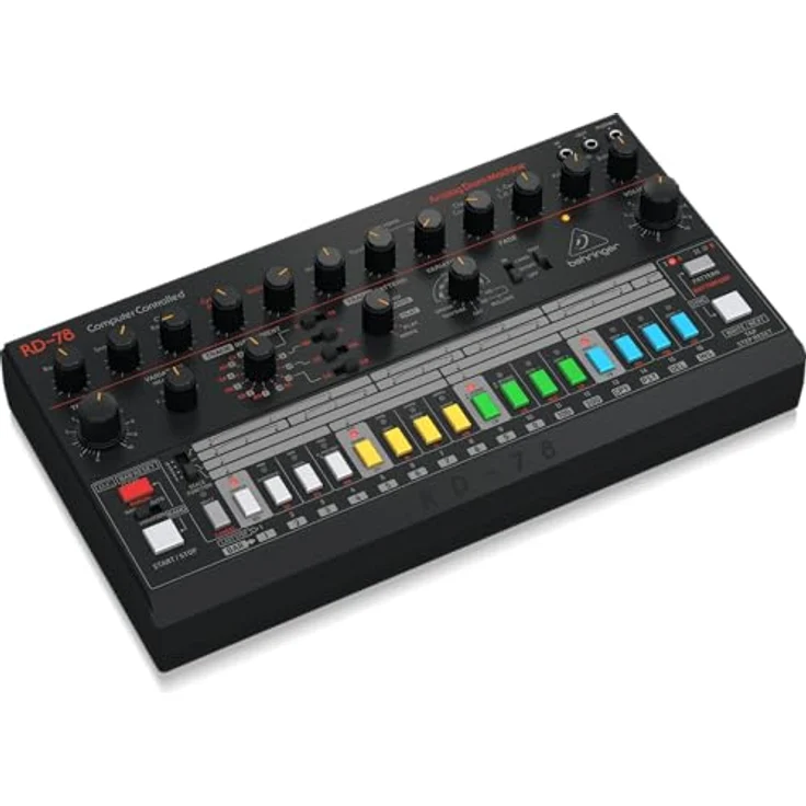 Behringer RD-78, analoger Drumcomputer mit 15 Instrumenten, 34 Preset-Patterns und MIDI-Anschluss – Bild 3