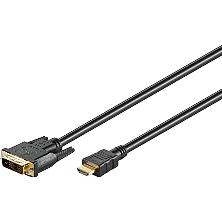 Goobay 51579 DVI-D-HDMI Kabel, Vergoldet, DVI-D-Stecker Single-Link (18+1 pin) > HDMI-Stecker (Typ A) – Bild 2