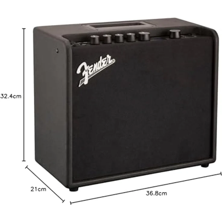Fender Mustang LT25, 25 Watt Modeling Combo Verstärker für E-Gitarre mit 20 Verstärkersimulationen und 25 Effekten, 1,8 Zoll Farbdisplay – Bild 7