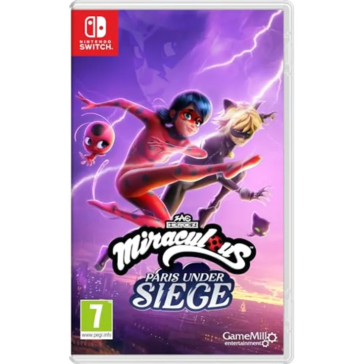 GameMill Entertainment Miraculous Paris Under Siege (Nintendo Switch) - Neue Originalgeschichte, Epic Heroes, Master Acrobatic Martial Arts, Kraft der Freundschaft, Iconic Villains