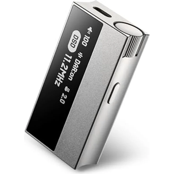 Astell&Kern AK HC5 (Display, Klangregelung, USB-DAC), Kopfhörerverstärker, Schwarz, Grau – Bild 2