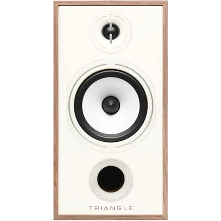 TRIANGLE BOREA BR04, Hi-Fi-Regallautsprecher aus hellem Eichenholz, 110W Leistung, 90 dB/W/m, für Musik und Heimkino, 206 x 380 x 314 mm (Paar) – Bild 4