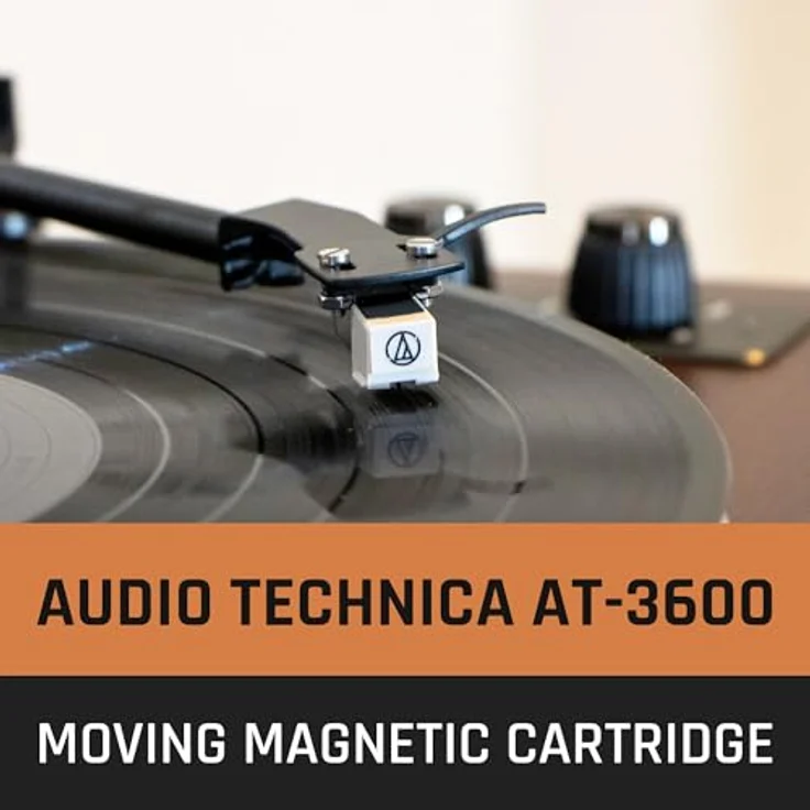 Lenco LS-470WA, Plattenspieler, Braun – Bild 6