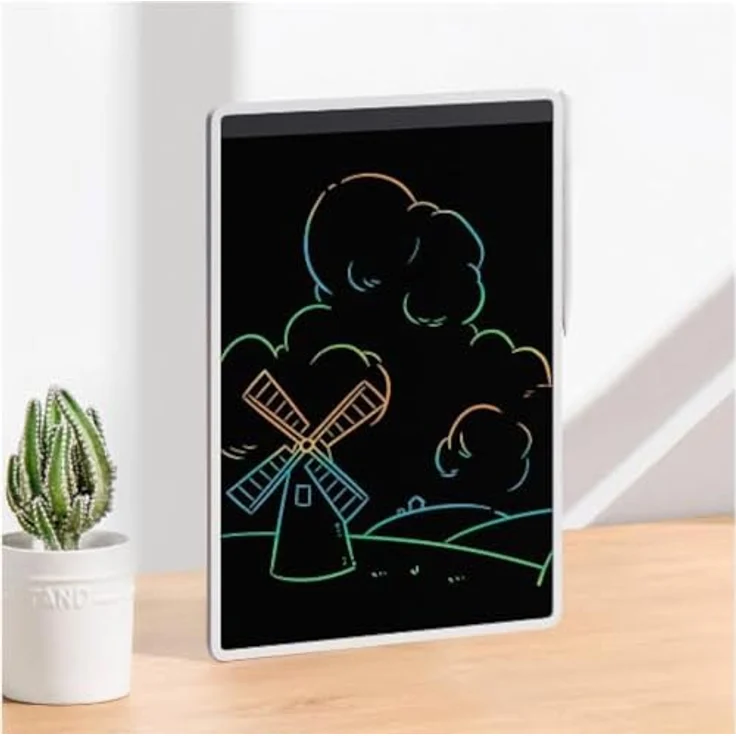 Xiaomi LCD Writing Tablet 13.5" (Color Edition), Grafiktablett mit druckempfindlichem Stift, weiß, kabellos, lange Akkulaufzeit – Bild 2