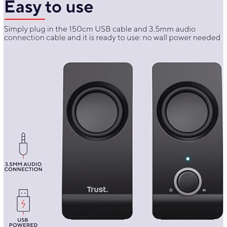 Trust 17595 REMO 2.0 Lautsprecher schwarz – Bild 5