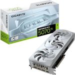 Gigabyte GeForce RTX 5070 Ti Eagle OC Ice SFF 16G Grafikkarte - 16GB GDDR7, 256 Bit, PCI-E 5.0, 2542 MHz Core Clock, 3 x DP 2.1a, 1 x HDMI 2.1b, NVIDIA DLSS 4, RGB-Beleuchtung, GV-N507TEAGLEOC ICE-16GD, blau