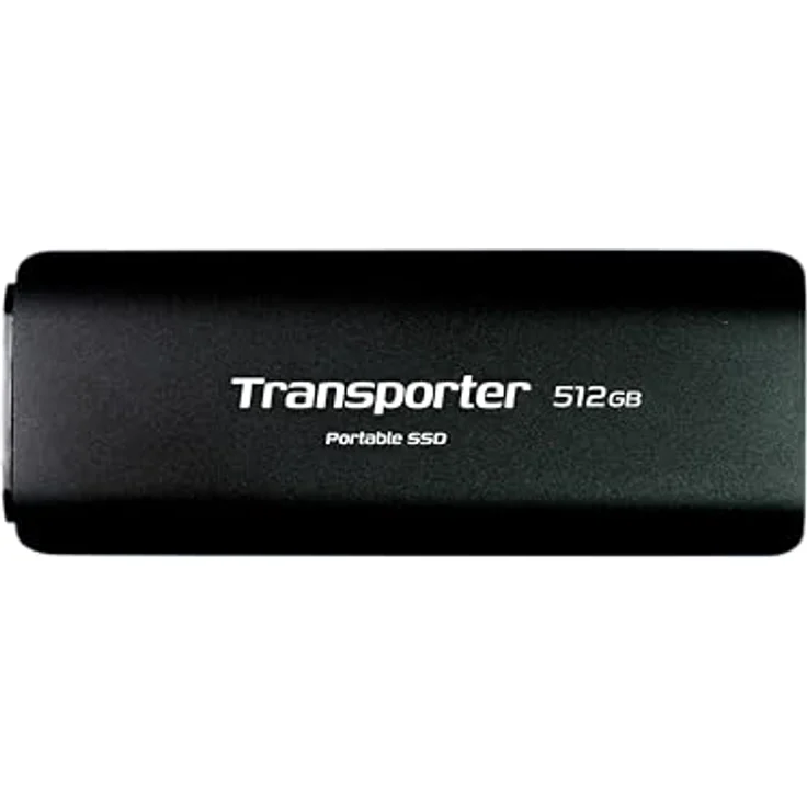 Transporter Portable SSD 512 GB, Externe SSD (schwarz, USB-C 3.2 Gen 2 (10 Gbit/ s)) – Bild 1