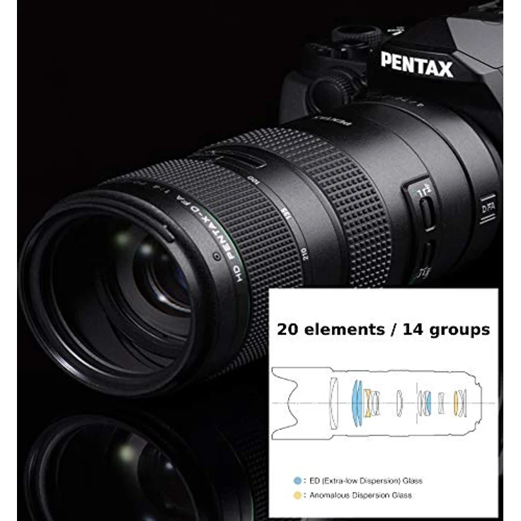 HD PENTAX-D FA 70-210 mm F4ED SDM WR: Telezoomobjektiv für DSLR-Kameras, leistungsstark bei konstanter f-4 Blende, witterungsbeständige Konstruktion, min. Fokussierungsabstand von 0,95 Metern 21217 – Bild 5