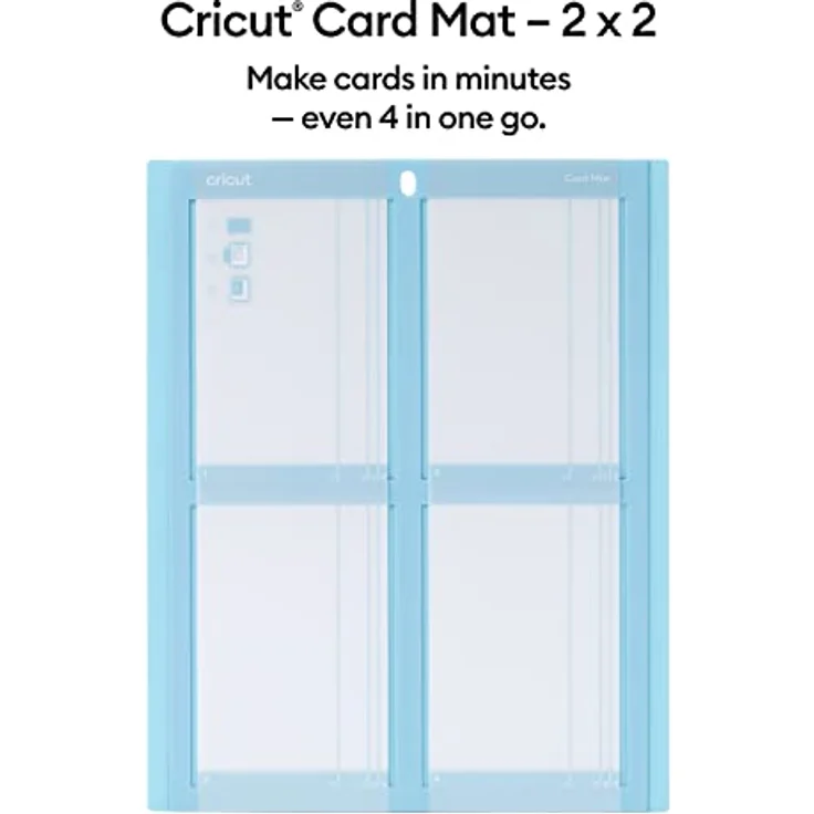 Cricut Kartenmatte 2009488, wiederverwendbare Schneidematte für personalisierte Karten, blau – Bild 2