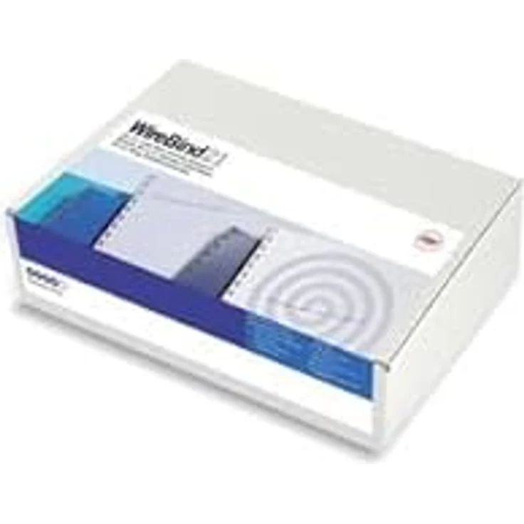 GBC 445508 MultiBind Drahtbinderücken, 8mm,silber, 100 Stück – Bild 4