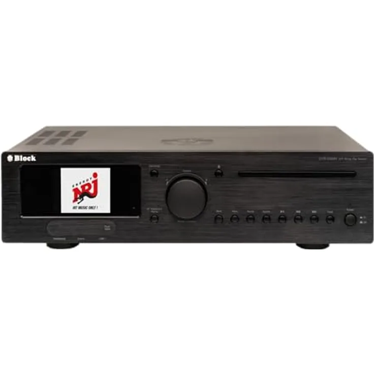 Block CVR-200 7.1 AV Blu-ray Internet-Receiver mit 7x 100 Watt Musikleistung, Saphirschwarz
