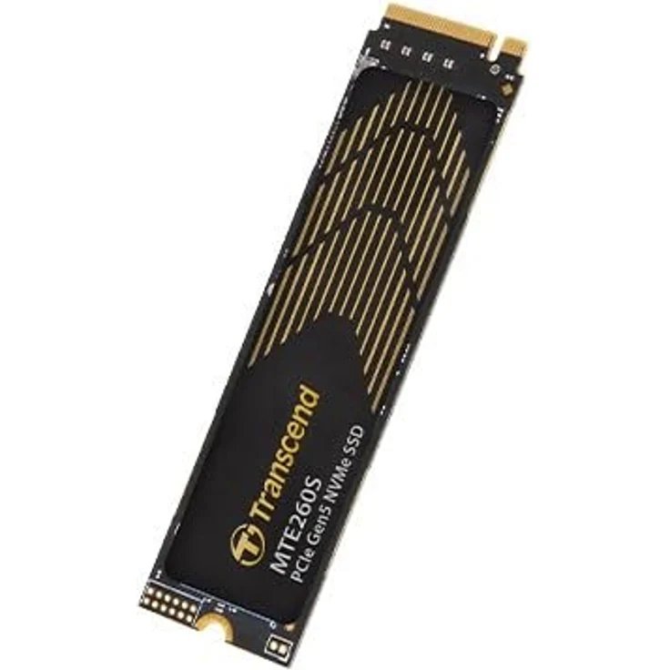 Transcend MTE260S, 2000 GB PCIe Gen5 M.2 2280 SSD mit 14.000 MB/s Lese- und 11.000 MB/s Schreibgeschwindigkeit, Graphen-Kühlkörper – Bild 3