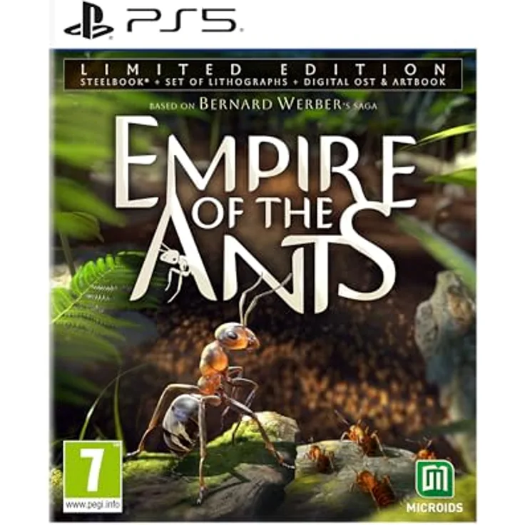 MDM MERIDIEM GAMES Empire of the Ants - Limited Steelbook Edition [PEGI] (PS5) mit Steelbook Lithographie Set und digitalem Soundtrack