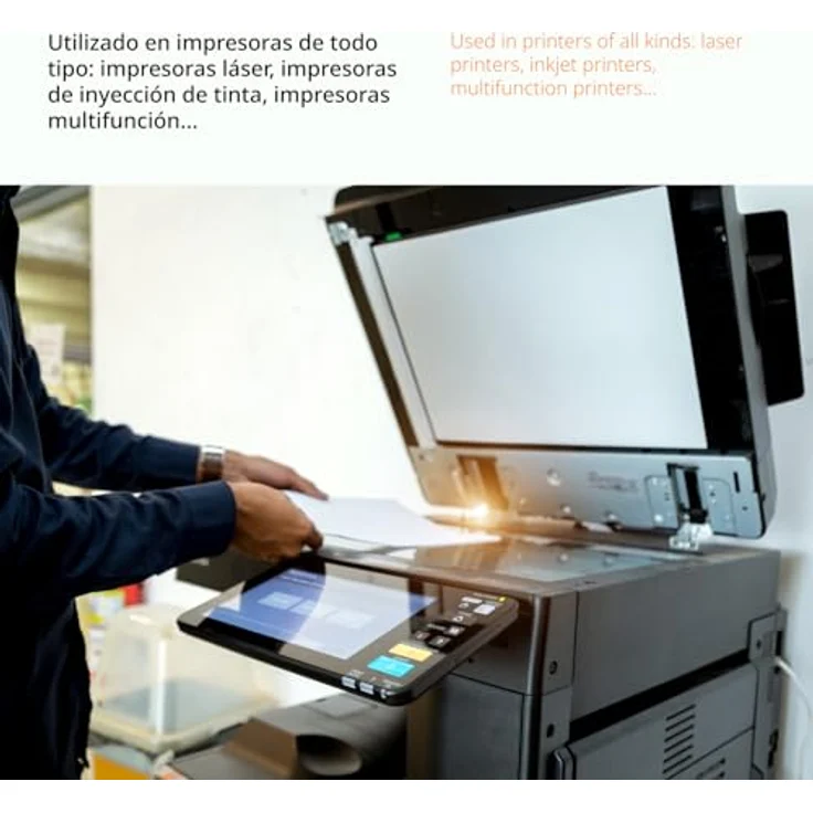 Ofituria Kopierpapier A4, 250 g/m², 200 Blatt, Mehrzweckpapier für Laser- und Tintenstrahldrucker, Kopierer, Bürobedarf, Schulbedarf – Bild 3