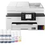 Canon MAXIFY GX2050, 4-in-1 Tintenstrahldrucker mit WLAN, ADF, Duplexdruck, 250 Blatt Kassette und 6 x Tintenflaschen, DIN A4