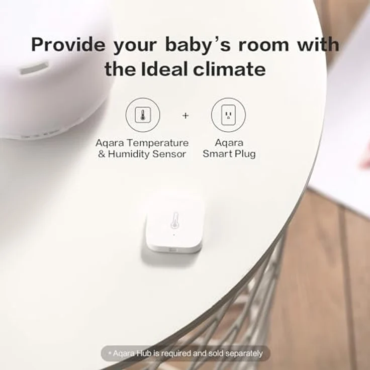 Aqara B07D37FKGY Temperature & Humidity & Pressure Sensor Temperatur- und Feuchtigkeitssensor – Bild 6